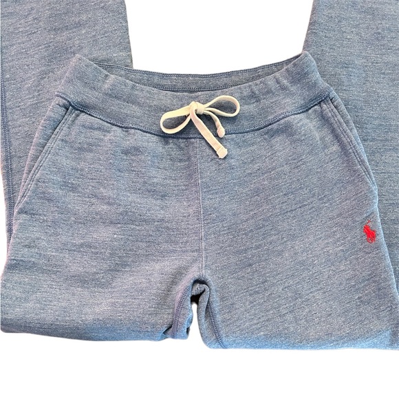 Men’s POLO by Ralph Lauren blue drawstring sweatpants Size XS - Picture 4 of 6